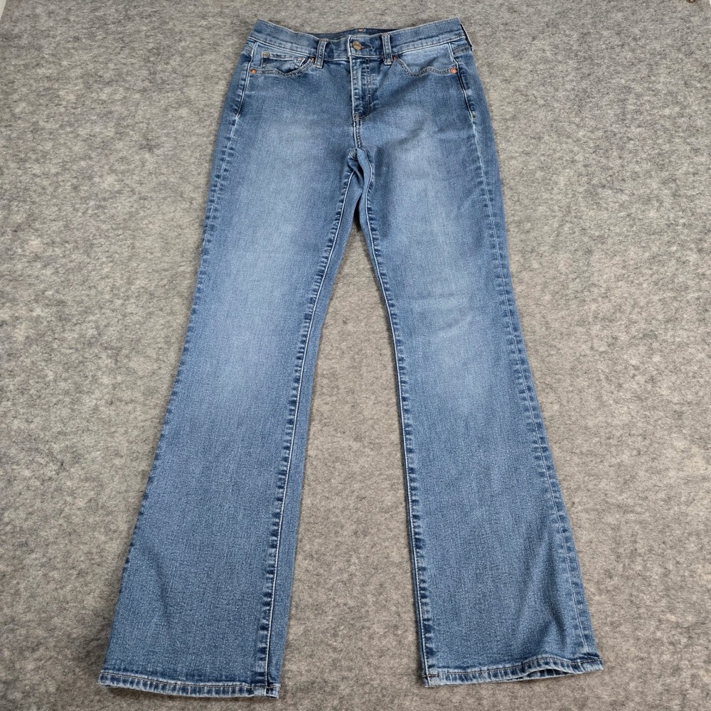 Gap Womens Blue Baby Boot Mid Rise Casual Denim Jeans 8R